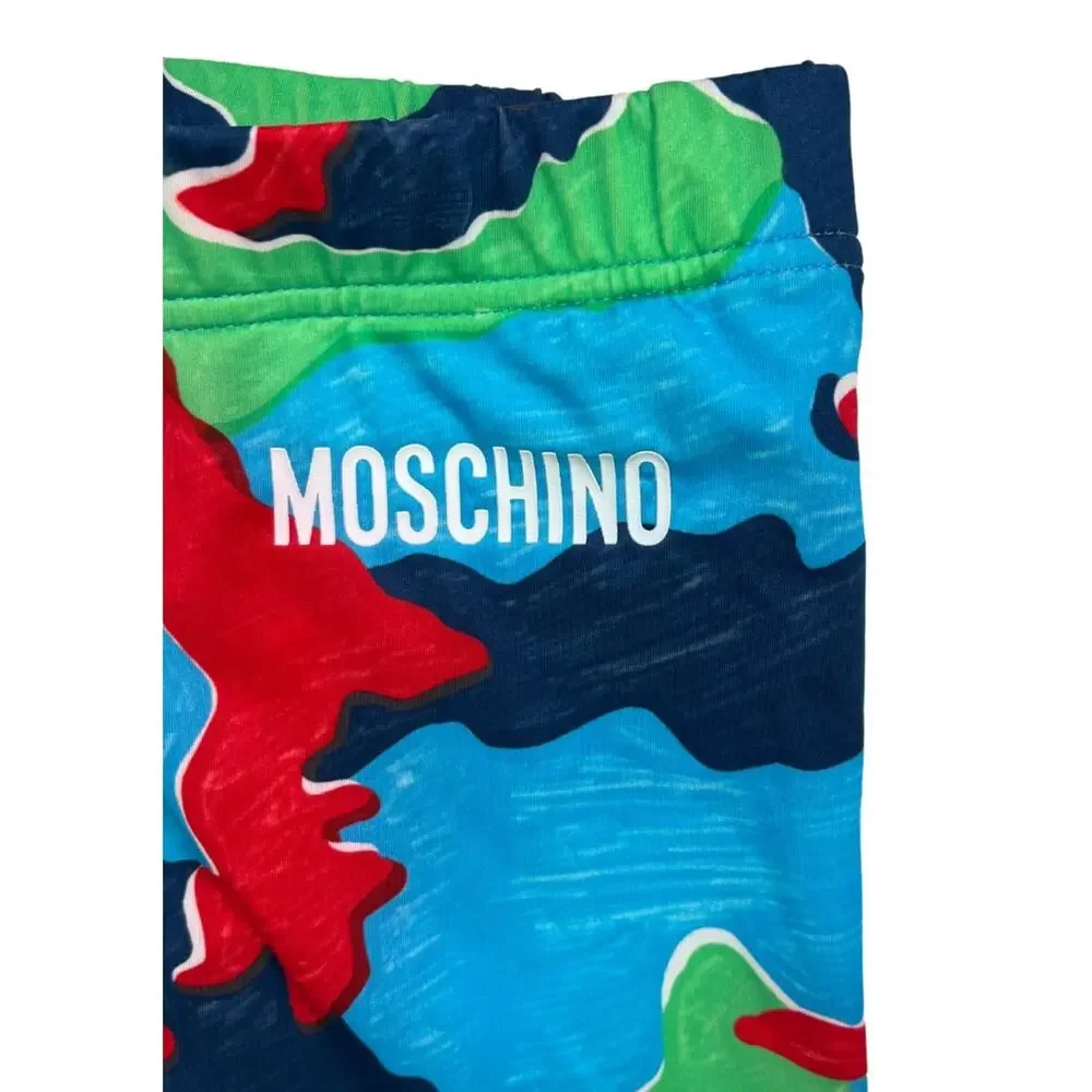 4-96 MOSCHINO Men's NWT Swim Brief Trunks Camoflauge S/US30/EU46